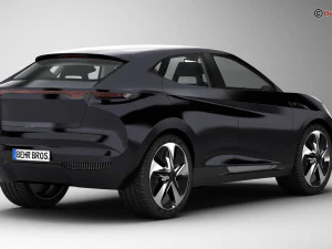 Generic Future EV SUV 3D Model