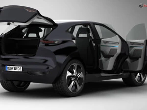 Generic Future EV SUV 3D Model