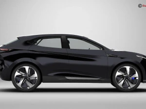 Generic Future EV SUV 3D Model