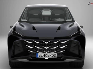 Generic Future EV SUV 3D Model