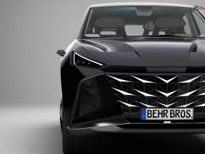 Generic Future EV SUV 3D Model