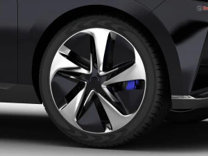 Generic Future EV SUV 3D Model