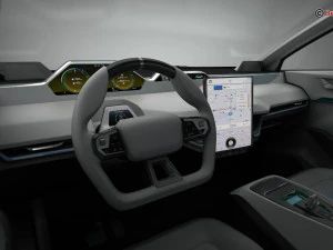 Generic Future EV SUV 3D Model