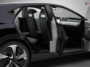 Generic Future EV SUV 3D Model