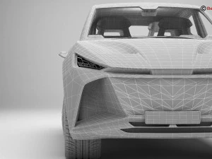 Generic Future EV SUV 3D Model