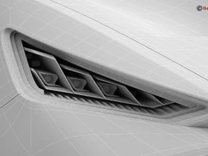 Generic Future EV SUV 3D Model