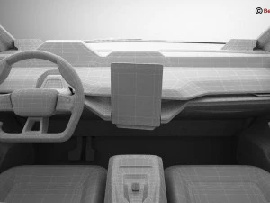 Generic Future EV SUV 3D Model