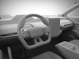 Generic Future EV SUV 3D Model