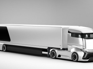 Generic Future Truck EV Model 3D
