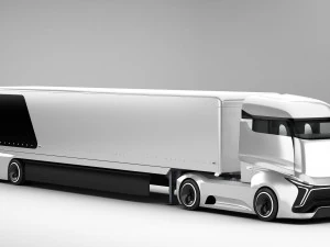 Generic Future Truck EV 3D Model