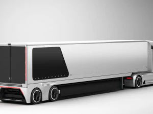 Generic Future Truck EV 3D Model