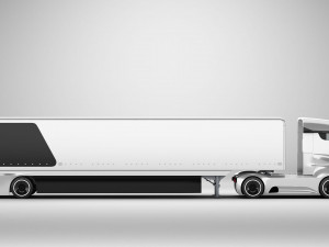 Generic Future Truck EV Model 3D
