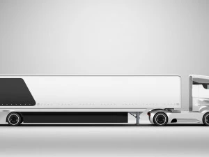 Generic Future Truck EV 3D Model