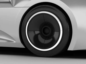Generic Future Truck EV 3D Model
