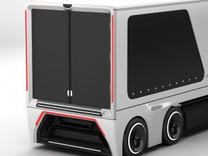 Generic Future Truck EV Model 3D