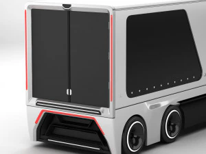 Generic Future Truck EV 3D Model