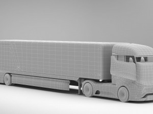 Generic Future Truck EV Model 3D
