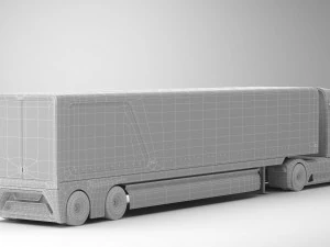 Generic Future Truck EV 3D Model