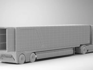 Generic Future Truck EV 3D Model