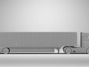 Generic Future Truck EV 3D Model