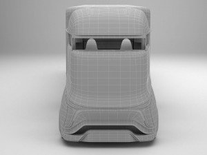 Generic Future Truck EV Model 3D