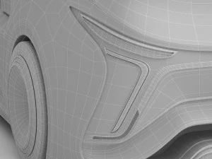 Generic Future Truck EV 3D Model