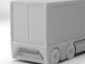 Generic Future Truck EV 3D Model
