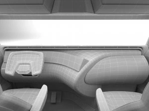 Generic Future Truck EV 3D Model