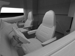 Generic Future Truck EV 3D Model