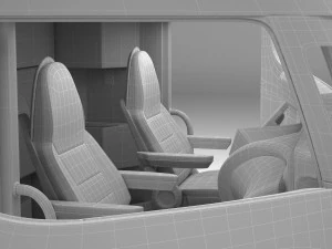 Generic Future Truck EV 3D Model