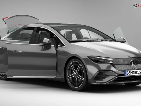 Mercedes EQE 2023 3D Model