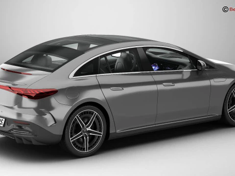 Mercedes EQE 2023 3D Model