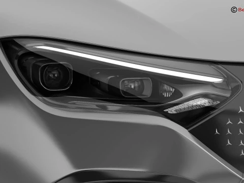 Mercedes EQE 2023 3D Model