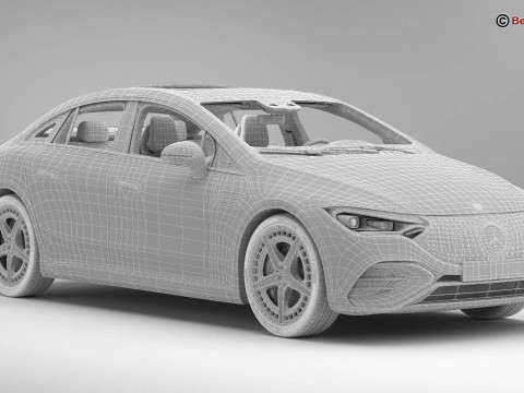 Mercedes EQE 2023 Model 3D