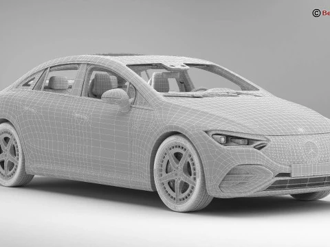 Mercedes EQE 2023 3D Model