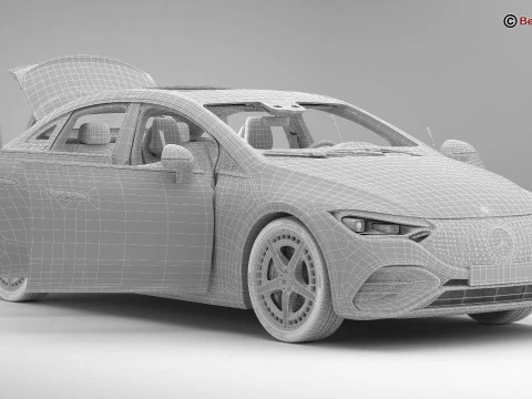 Mercedes EQE 2023 3D Model