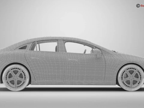 Mercedes EQE 2023 3D Model