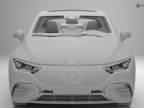 Mercedes EQE 2023 3D Model