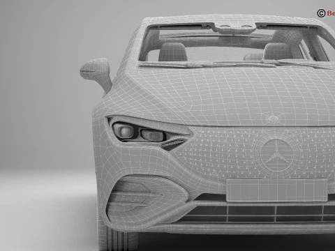 Mercedes EQE 2023 3D Model