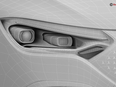 Mercedes EQE 2023 Model 3D