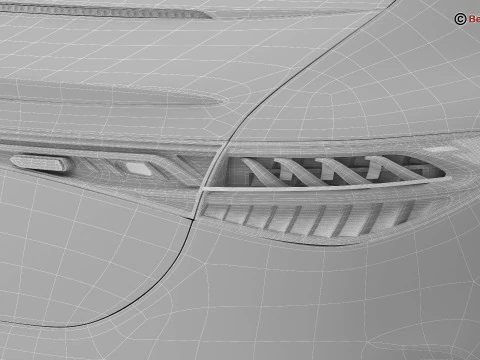 Mercedes EQE 2023 3D Model