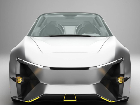 Generic Future EV SUV 2050 Modello 3D