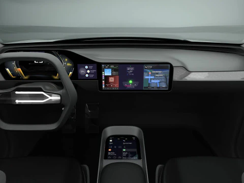 Generic Future EV SUV 2050 3D Model