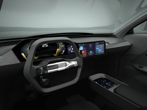 Generic Future EV SUV 2050 3D Model