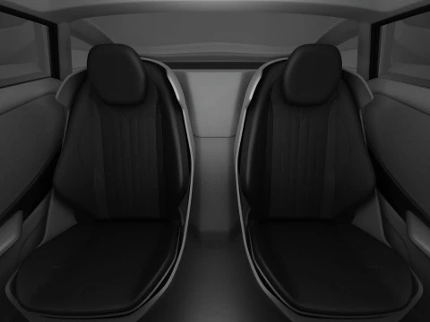 Generic Future EV SUV 2050 3D Model