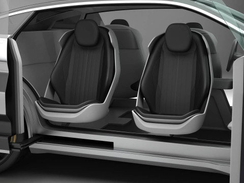 Generic Future EV SUV 2050 Modello 3D