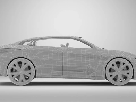 Generic Future EV SUV 2050 3D Model