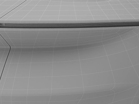 Generic Future EV SUV 2050 Modello 3D