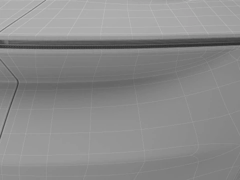 Generic Future EV SUV 2050 3D Model