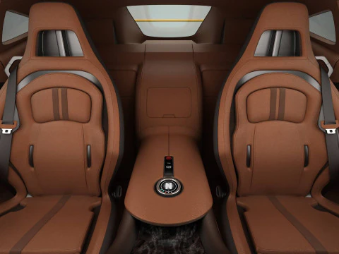 Generic Future EV Supercar 2050 3D Model